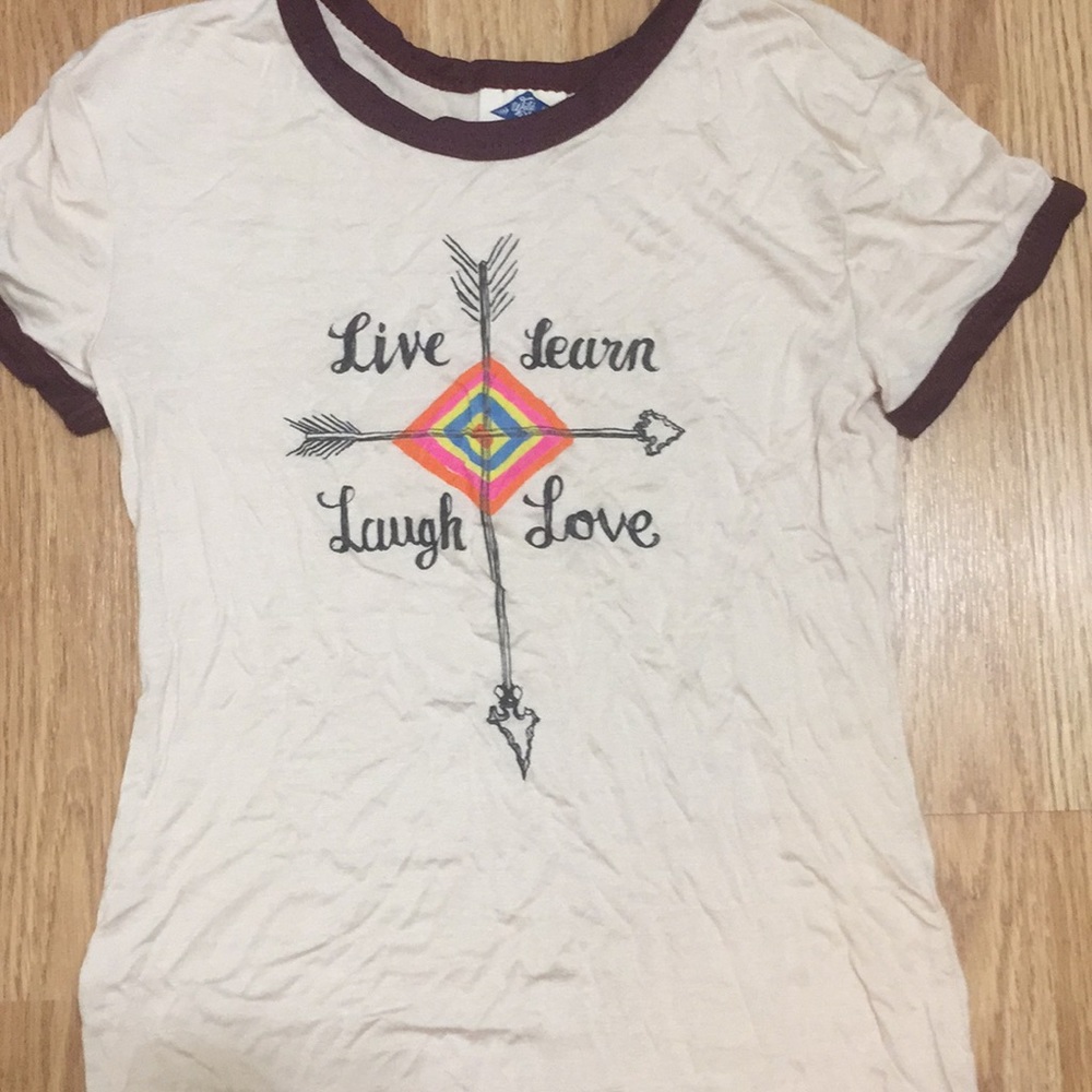 Live Learn Laugh Love Wild Blue Shirt